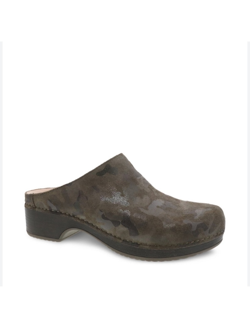 Dansko Brenda Clogs mules Camo Leather Size 37 7 new without tags